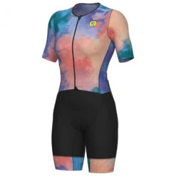 ALE Women's Triathlon Bomb S/S Tri Unitard - Radeinteiler