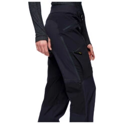 Black Diamond Women's Dawn Patrol Hybrid Pants - Regenhose 10 Black Diamond Women's Dawn Patrol Hybrid Pants - Regenhose -Berg Freunde Bekleidung Geschaft black diamond womens dawn patrol hybrid pants regenhose detail 3