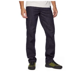 Black Diamond Wool Denim Pants - Jeans