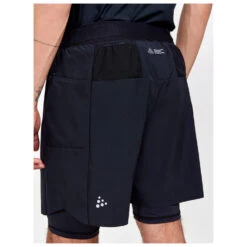 Craft Pro Trail 2In1 Shorts - Laufshorts -Berg Freunde Bekleidung Geschaft craft pro trail 2in1 shorts laufshorts detail 3