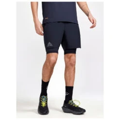 Craft Pro Trail 2In1 Shorts - Laufshorts -Berg Freunde Bekleidung Geschaft craft pro trail 2in1 shorts laufshorts detail 5