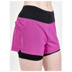 Craft Women's Advanced Essence 2-in-1 Shorts - Laufshorts 11 Craft Women's Advanced Essence 2-in-1 Shorts - Laufshorts -Berg Freunde Bekleidung Geschaft craft womens advanced essence 2 in 1 shorts laufshorts detail 4