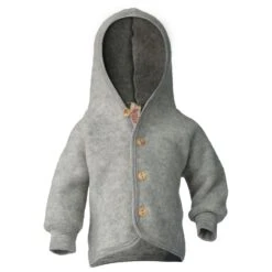 Engel Kinder Kapuzenjacke Mit Holzknöpfen - Wolljacke -Berg Freunde Bekleidung Geschaft engel kinder kapuzenjacke mit holzknoepfen wolljacke 1