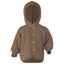 Engel Kinder Kapuzenjacke Mit Holzknöpfen - Wolljacke -Berg Freunde Bekleidung Geschaft engel kinder kapuzenjacke mit holzknoepfen wolljacke 3