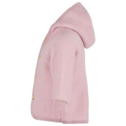 Engel Kinder Kapuzenjacke Mit Holzknöpfen - Wolljacke -Berg Freunde Bekleidung Geschaft engel kinder kapuzenjacke mit holzknoepfen wolljacke detail 2