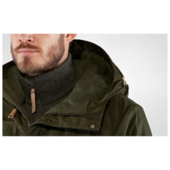 FJÄLLRÄVEN Singi Wool Padded Parka - Mantel -Berg Freunde Bekleidung Geschaft fjaellraeven singi wool padded parka mantel detail 11