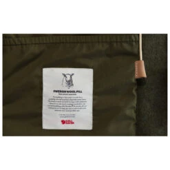 FJÄLLRÄVEN Singi Wool Padded Parka - Mantel -Berg Freunde Bekleidung Geschaft fjaellraeven singi wool padded parka mantel detail 12