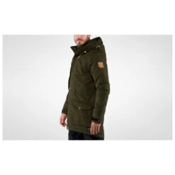 FJÄLLRÄVEN Singi Wool Padded Parka - Mantel -Berg Freunde Bekleidung Geschaft fjaellraeven singi wool padded parka mantel detail 5