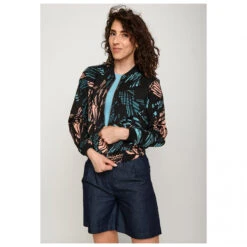 Women's Black Palm Grave Blouson - Freizeitjacke -Berg Freunde Bekleidung Geschaft greenbomb womens black palm grave blouson freizeitjacke detail 2