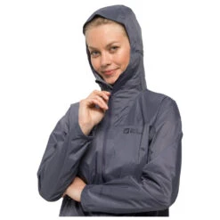 Jack Wolfskin Women's Prelight 2.5L Jacket - Regenjacke -Berg Freunde Bekleidung Geschaft jack wolfskin womens prelight 25l jacket regenjacke detail 6