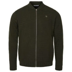 KnowledgeCotton Apparel Zig-Zag Pattern Badge - Freizeitjacke -Berg Freunde Bekleidung Geschaft knowledgecotton apparel zig zag pattern badge freizeitjacke 1