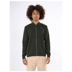 KnowledgeCotton Apparel Zig-Zag Pattern Badge - Freizeitjacke -Berg Freunde Bekleidung Geschaft knowledgecotton apparel zig zag pattern badge freizeitjacke detail 2