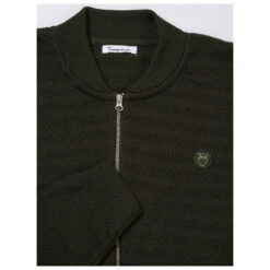 KnowledgeCotton Apparel Zig-Zag Pattern Badge - Freizeitjacke -Berg Freunde Bekleidung Geschaft knowledgecotton apparel zig zag pattern badge freizeitjacke detail 3