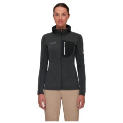 Mammut Women's Aenergy Light ML Hooded Jacket - Fleecejacke -Berg Freunde Bekleidung Geschaft mammut womens aenergy light ml hooded jacket fleecejacke detail 4