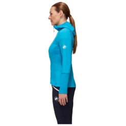 Mammut Women's Eiswand Advanced ML Hooded Jacket - Fleecejacke 9 Mammut Women's Eiswand Advanced ML Hooded Jacket - Fleecejacke -Berg Freunde Bekleidung Geschaft mammut womens eiswand advanced ml hooded jacket fleecejacke detail 3