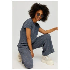 Women's Cherry Printed Pants - Freizeithose -Berg Freunde Bekleidung Geschaft mazine womens cherry printed pants freizeithose detail 6