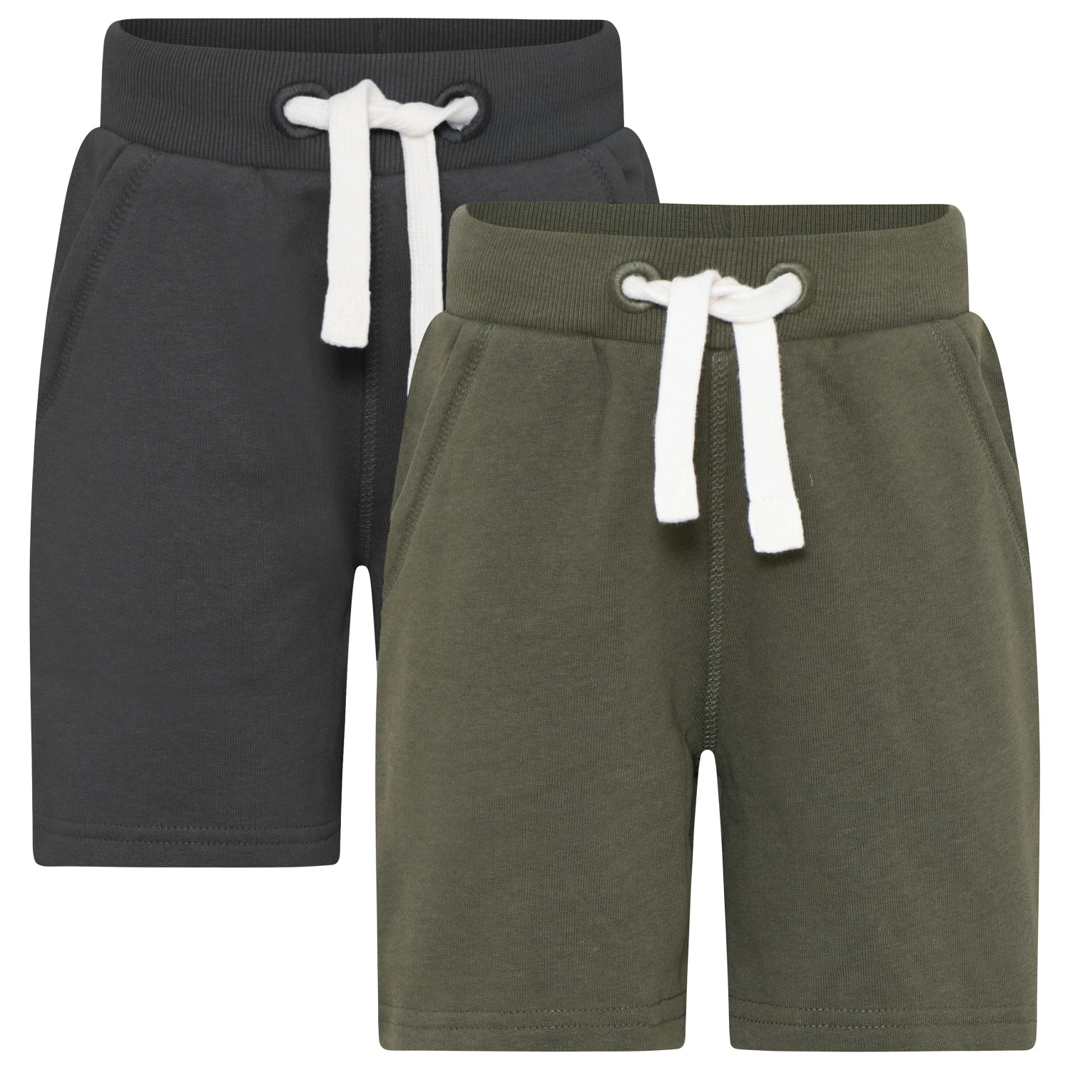 Minymo Boy's Basic 53 Sweat Short (2-Pack) - Shorts 3 Minymo Boy's Basic 53 Sweat Short (2-Pack) - Shorts