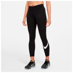 Nike Women's Sportswear Essential Mid Swoosh Leggings -Berg Freunde Bekleidung Geschaft nike womens sportswear essential mid swoosh leggings detail 3