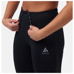 Odlo Women's Tights 3/4 Essential Mesh - Lauftights -Berg Freunde Bekleidung Geschaft odlo womens tights 3 4 essential mesh lauftights detail 3