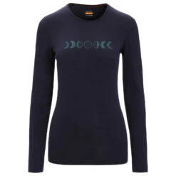 Icebreaker Women's 200 Oasis L/S Crewe Moon Phase - Merinounterwäsche