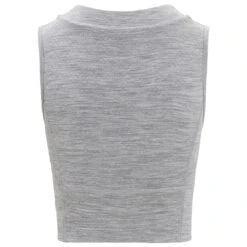 Icebreaker Women's Zoneknit Cropped Bra-Tank Geodetic - Sport-BH -Berg Freunde Bekleidung Geschaft icebreaker womens zoneknit cropped bra tank geodetic sport bh detail 2