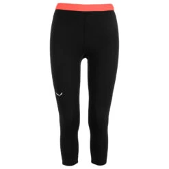 SALEWA Women's Cristallo Warm AMR 3/4 Tight - Merinounterwäsche -Berg Freunde Bekleidung Geschaft salewa womens cristallo warm amr 3 4 tight merinounterwaesche 1