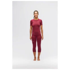 SALEWA Women's Cristallo Warm AMR 3/4 Tight - Merinounterwäsche -Berg Freunde Bekleidung Geschaft salewa womens cristallo warm amr 3 4 tight merinounterwaesche detail 3
